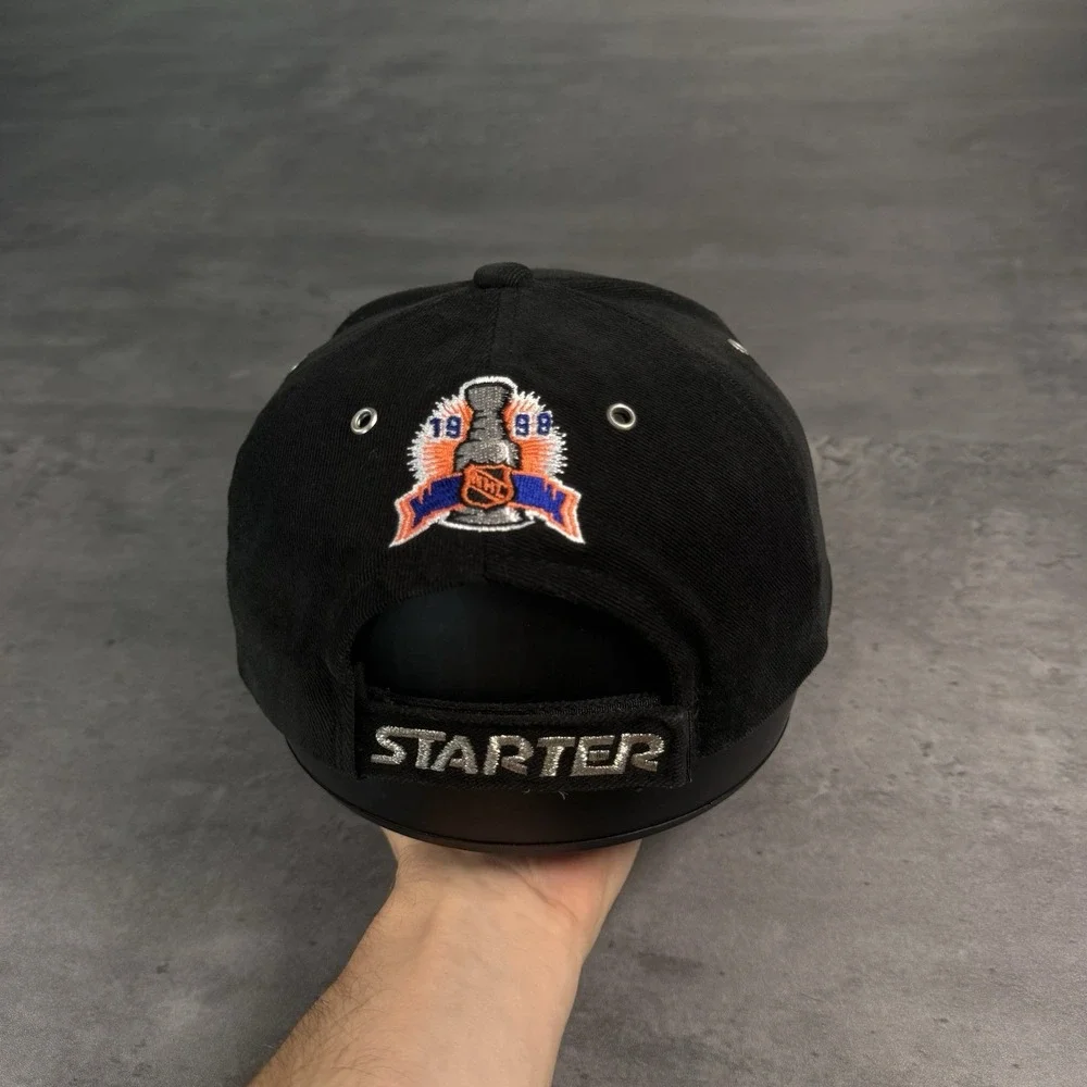 Vintage 90s Detroit Red Wings Hat Starter Stanley‎ Cup Champions Cotton Hockey